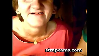 Webcam Show Featuring A Grandmother And Her Granddaughter