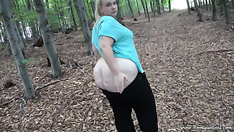 Big Tits And A Big Ass Get Pounded In The Woods