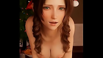 Masturbação Com Aerith De Lingerie