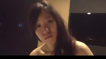 A Korean College Girl Giving A Blowjob