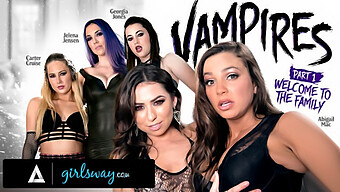 Lesbian Vampires In A Big Tits Orgy