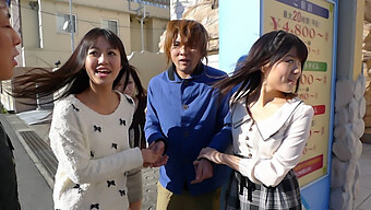 Japanese Girl Kotomi Asakura Shares A Guy With Her Friends For Some Intense Dick Sharing Action