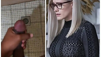 Sesiune Cfnm A Blondei Olivia Taylor-Dudley Cu Un Penis Mare