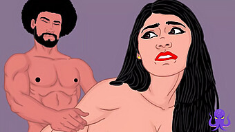 Indian Bhabhi Mia Khalifa Gets Her Big Ass Pounded By A Big Black Cock In This Animated Cartoon Porn