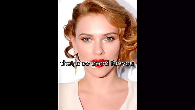 Guarda Una Scarlett Johansson Dalle Grandi Tette Che Ti Insegna Come Masturbarti