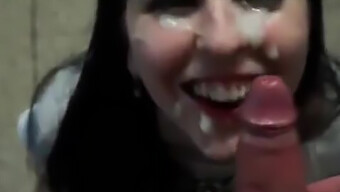 Amateur Slut Takes A Load In Her Face