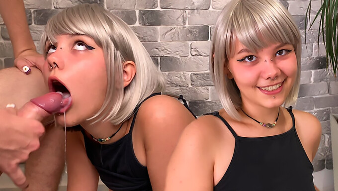 Selbstgemachtes Japanisches (Ahegao) Video Mit Oraler Aktion