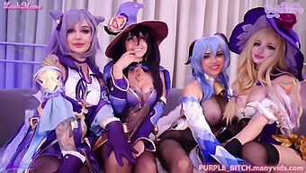 Video Introduttivo Di Ragazze Genshin Impact Impegnate In Orgia Anale