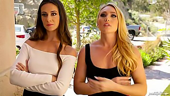 สาวบลอนด์ Aj Applegate และ Cassidy Klein ต้องการงาน - สาวหุ่นใหญ่ได้รับการเย็ด