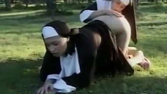 Lesbian Nuns Take Turns Eating Each Other Out